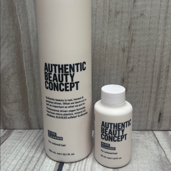 Authentic Beauty Concept Glow Cleanser Shampoo Color Treated Hair 10.1 oz + Mini - Picture 1 of 2
